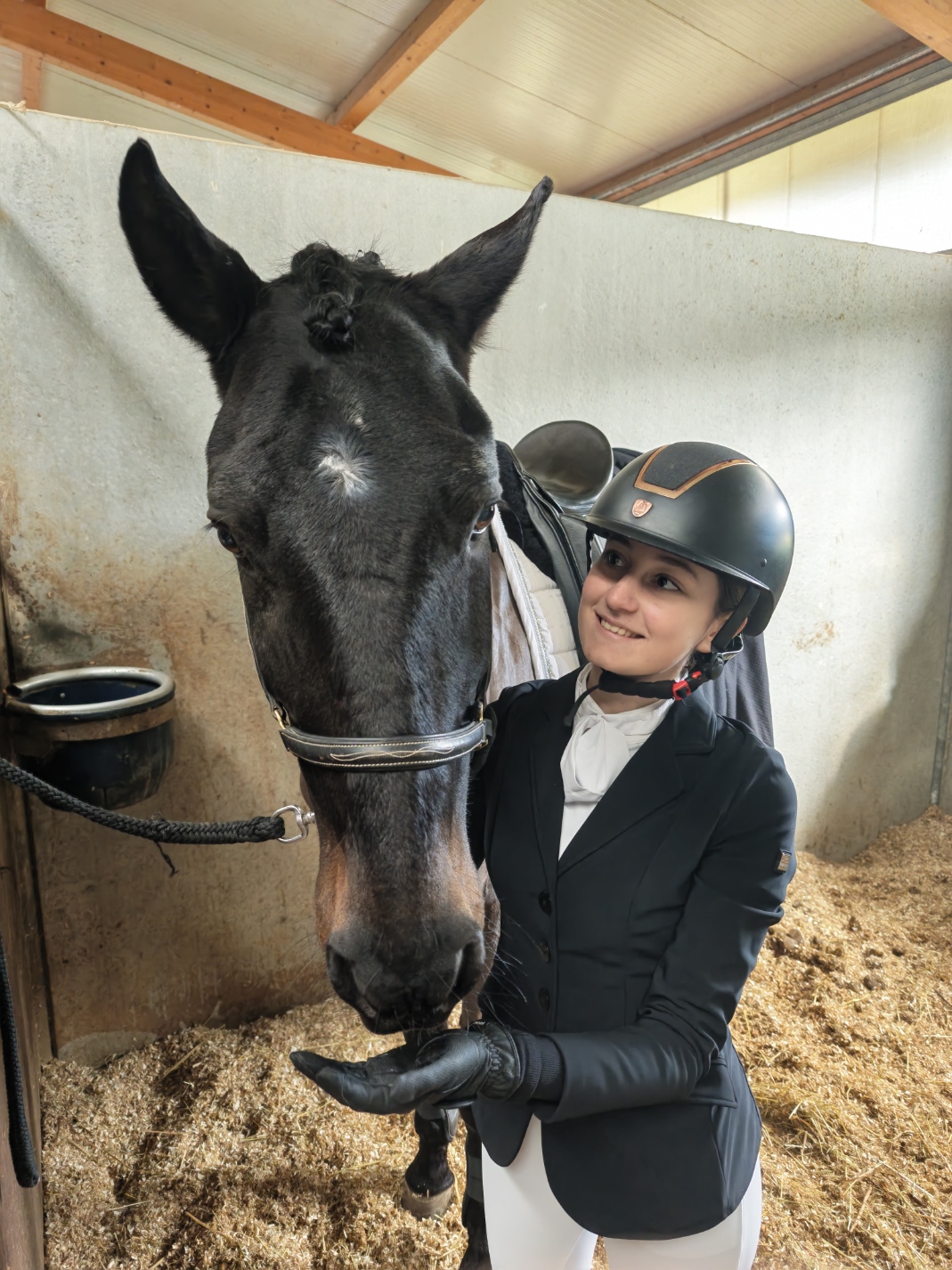 Martina Di Giura con Aramis